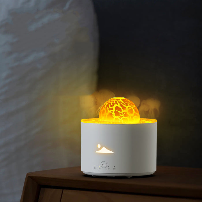 Planet Volcano Aroma Diffuser Home Bedroom Colorful Dazzling