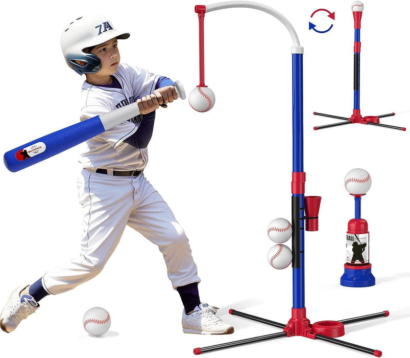 Hanging Standing Automatic Serve Adjustable Children's Baseball Toy