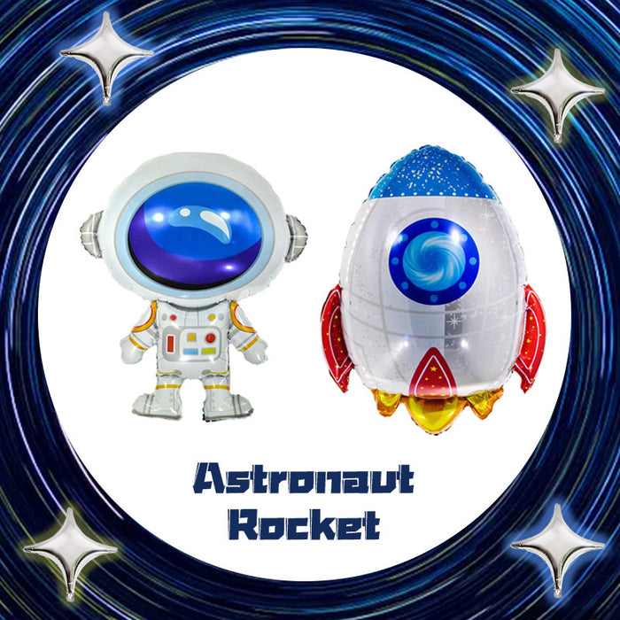 New Large Planet Robot Party Aluminum Balloon