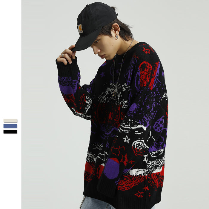 Graffiti Planet Loose Sweater