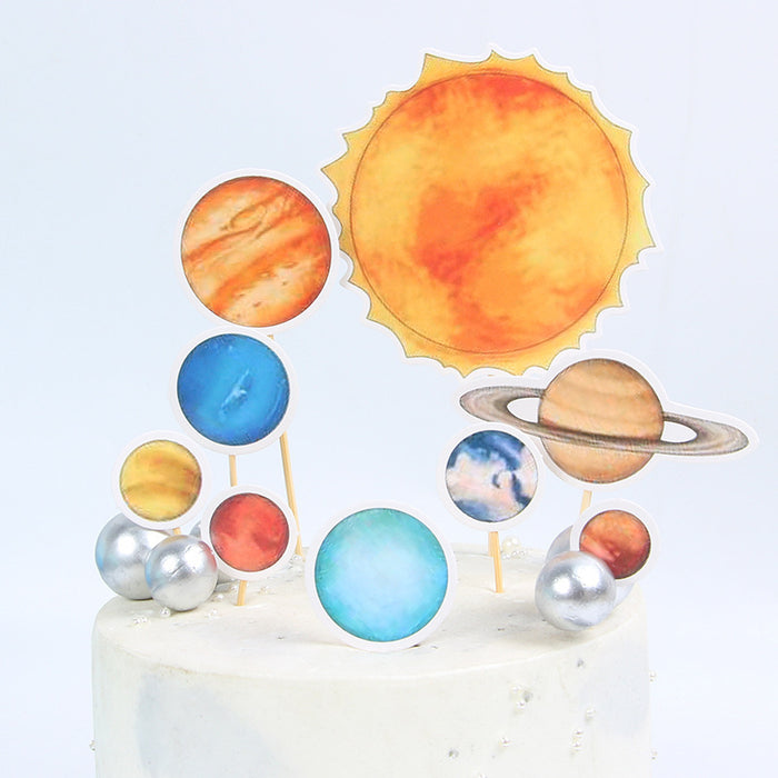 Copyright Cake Decoration Dream Planet Space Style