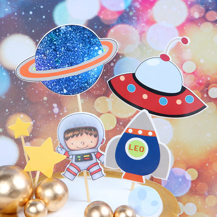 Copyright Cake Decoration Dream Planet Space Style