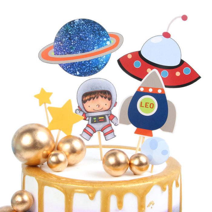 Copyright Cake Decoration Dream Planet Space Style