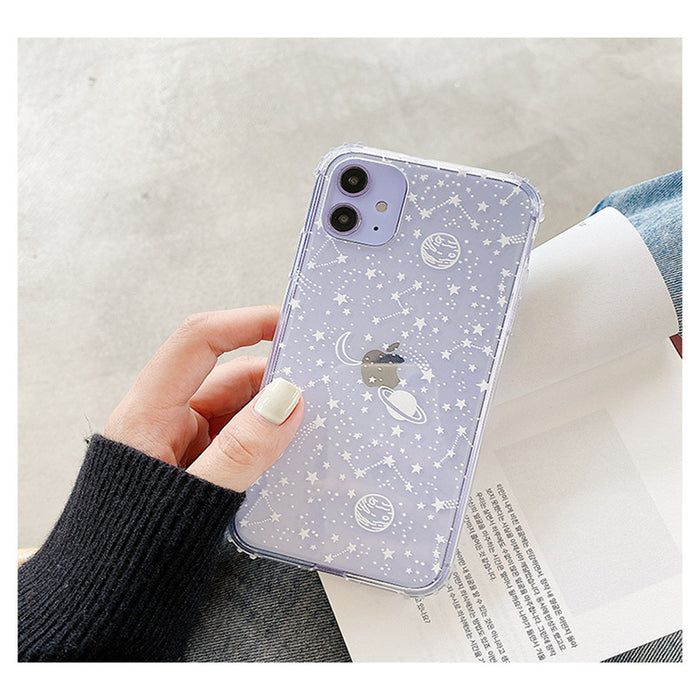 Planet Frosted Transparent Phone Case