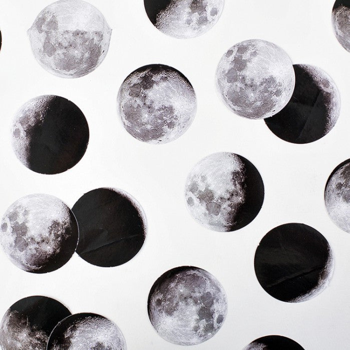 DIY Planet Moon Phase Calendar Sticker