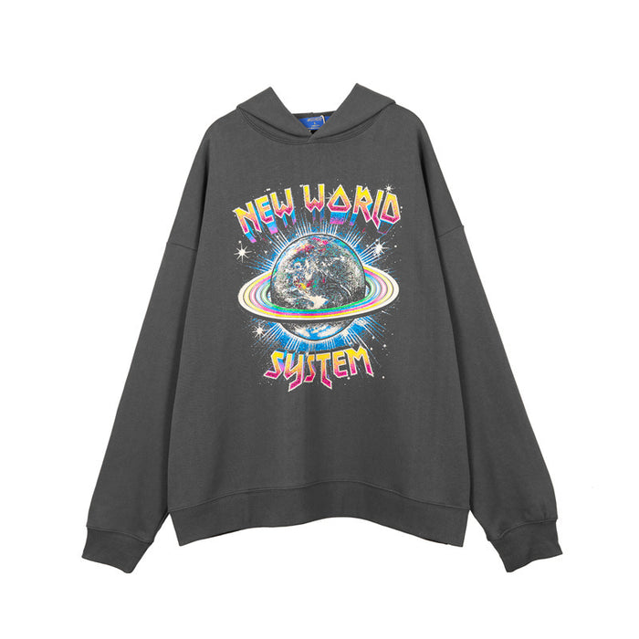 Bright Planet printed hoodie