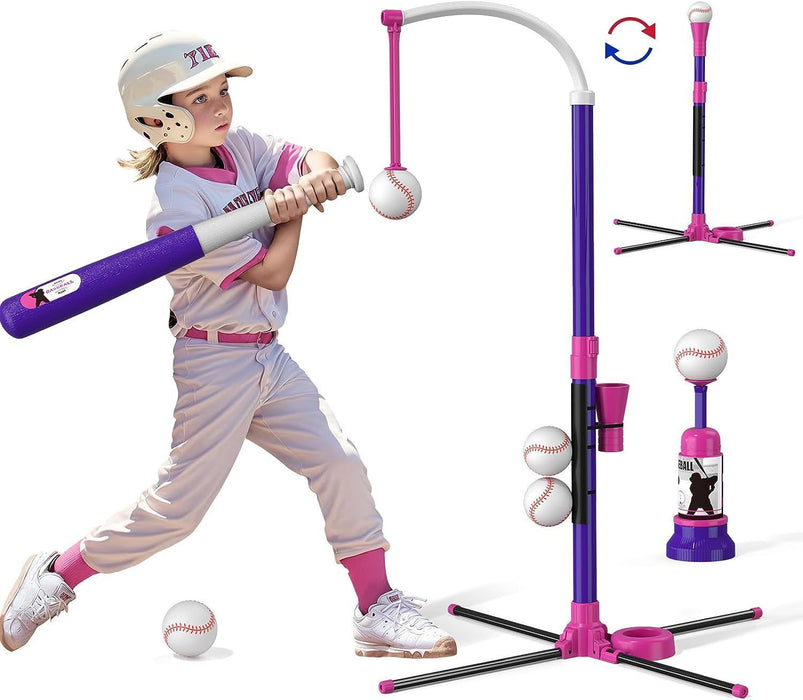 Hanging Standing Automatic Serve Adjustable Children's Baseball Toy