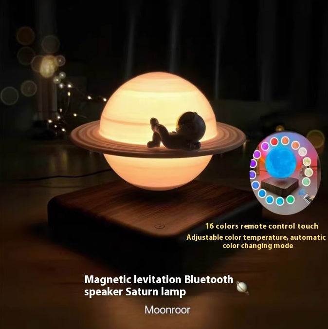 Magnetic Levitation Planet Light Bluetooth Speaker