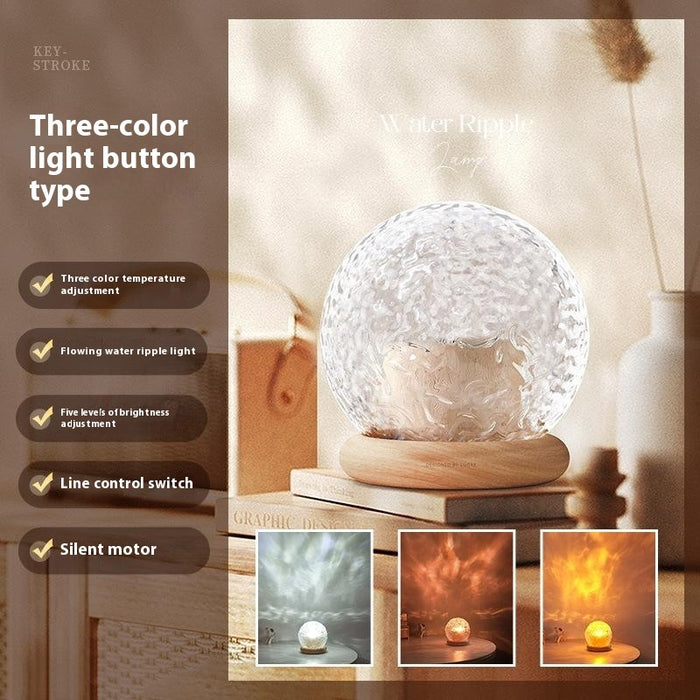 Corrugated Bedside Small Night Lamp Bedroom Decoration Ambience Light