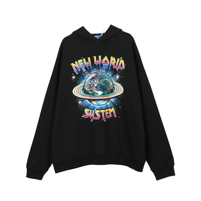 Bright Planet printed hoodie