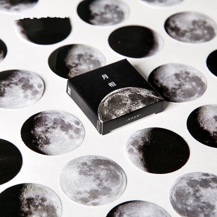 DIY Planet Moon Phase Calendar Sticker