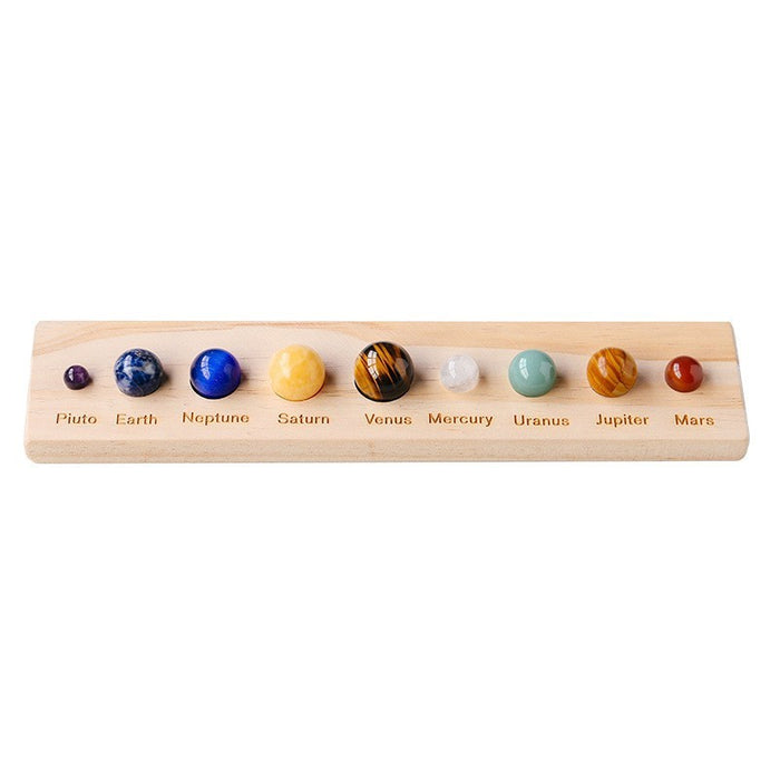 Nine Planets Ball Jade Agate Crystal Ball Children's Gift Set