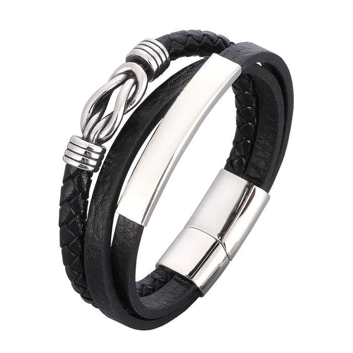 Personality Versatile Avant-Garde Leather Bracelet Jewelry