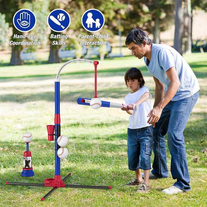 Hanging Standing Automatic Serve Adjustable Children's Baseball Toy