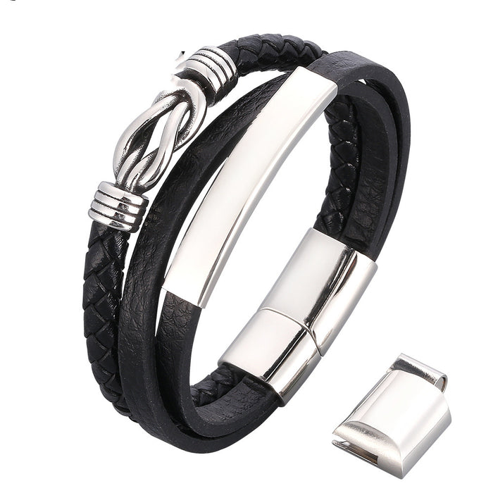 Personality Versatile Avant-Garde Leather Bracelet Jewelry